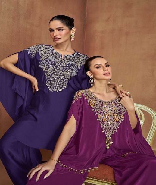 DESIGNER WEDDING PARTY WEAR HEAVY SILK SHARARA SALWAR SUIT GL FLORENCE 7515-7517