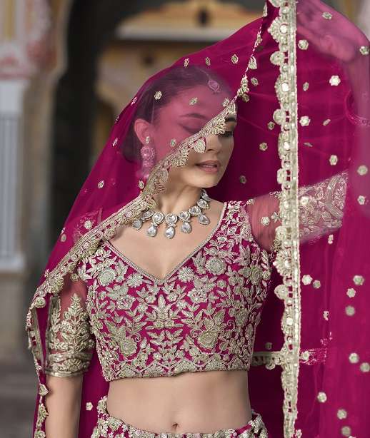 BEST QUALITY INDIAN DESIGNER BOLLYWOOD WEDDING PARTY WEAR LEHENGA AT WHOLESALE SENHORA SANGAM 4001-4006