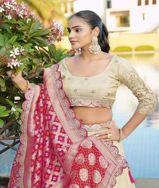 DESIGNER WEDDING BRIDAL WEAR HEAVY LEHENGA CHOLI COLLECTION NT ANANTESH 5041-5046