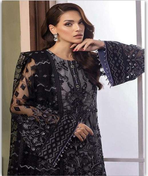 DESIGNER WEDDING PARTY WEAR STRAIGHT WINE ORGANZA PAKISTANI SALWAR SUIT SHF 187 COLOR