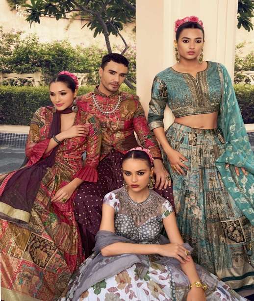 DESIGNER WEDDING PARTY WEAR HEAVY PV SILK ANARKALI SALWAR SUIT GOWN SM KALAMKARI 28-37