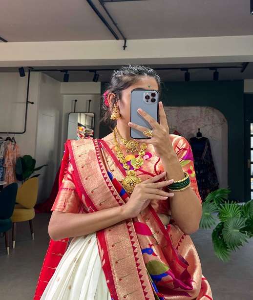 INDIAN DESIGNER BOLLYWOOD WEDDING PARTY WEAR JACQUARD SILK LEHENGA CHOLI NAVRATRI CHOLI LNB 2005 COLOR