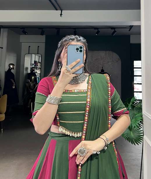 DESIGNER FANCY READYMADE FANCY NAVRATRI LEHENGA CHOLI LNB 1627 1631