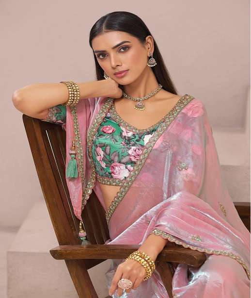 DESIGNER FANCY WEDDING PARTY WEAR FANCY SILK SAREE COLLECTION SM TATHASTU 7701-7709