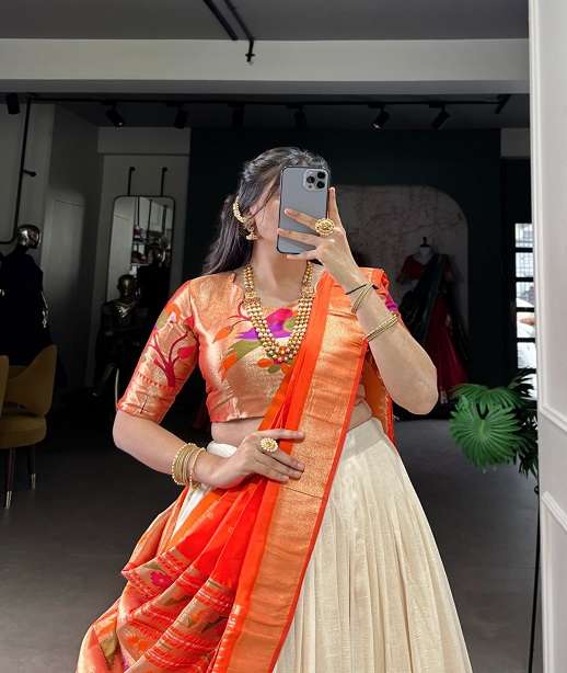 INDIAN DESIGNER BOLLYWOOD WEDDING PARTY WEAR HEAVY VISCOSE SILK LEHENGA CHOLI LNB 2007 COLOR