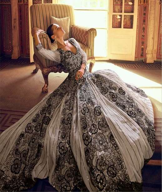 DESIGNER FANCY WEDDING PARTY WEAR REAL GEORGETTE ANARKALI SALWAR SUIT GOWN SY KARISHMA 5768-5770