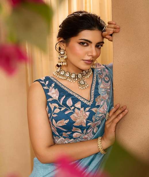 INDIAN DESIGNER BOLLYWOOD WEDDING PARTY WEAR HEAVY PREMIUM SILK ORANGE LEHENGA CHOLI NT 6211 COLOR