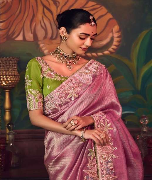 DESIGNER PARTY WEAR HEAVY SILK SAREE WITH SEQUENCE WORK COLLECTION SM KIMORA SHAGUN 461-471