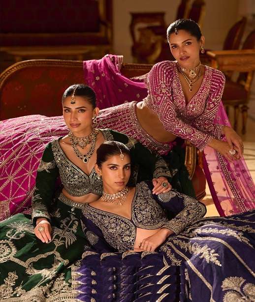 DESIGNER BOLLYWOOD BRIDAL WEDDING PARTY WEAR PREMIUM REAL SILK LEHENGA CHOLI SY PADMINI 10190-10192