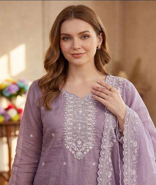DESIGNER WEDDING PARTY WEAR CRUSH SILK SEQUENCE WORK SHARARA SALWAR SUIT KB 4108-4109