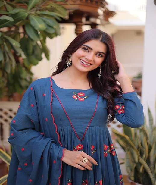 SUMMER SPEACIAL COTTON SALWAR SUIT READYMADE COLLECTION KU 1245 COLOR