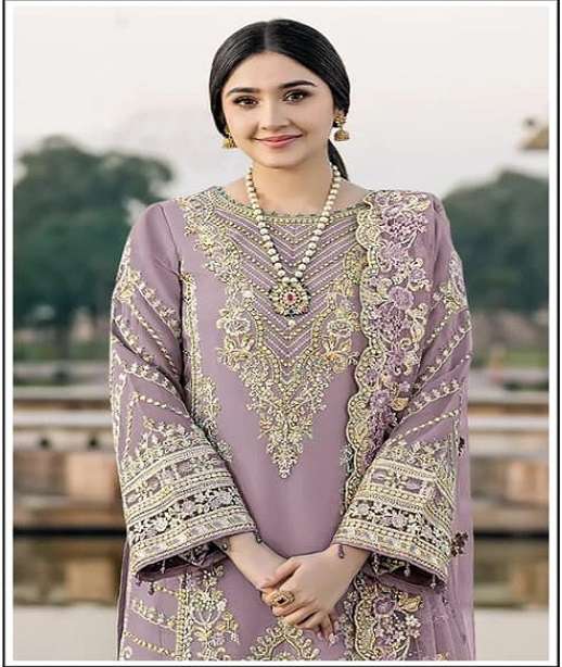 DESIGNER FANCY PARTY WEAR CHIFFON PAKISTANI PALAZZO SALWAR SUIT SHF 1223 COLOR