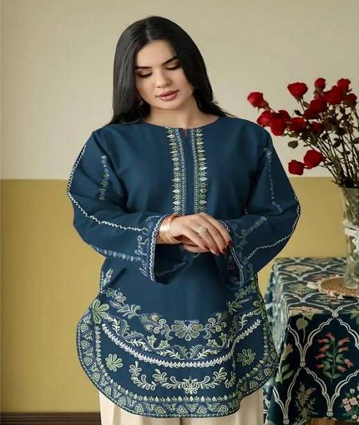 DESIGNER FANCY PARTY WEAR ROMAN SILK SHARARA PALAZZO SALWAR SUIT SHF 1233 COLOR