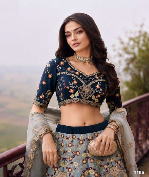 PREMIUM BRIDAL DESIGNER HEAVY WEDDING LEHENGA NEW DESIGN ALZ 1096-1105