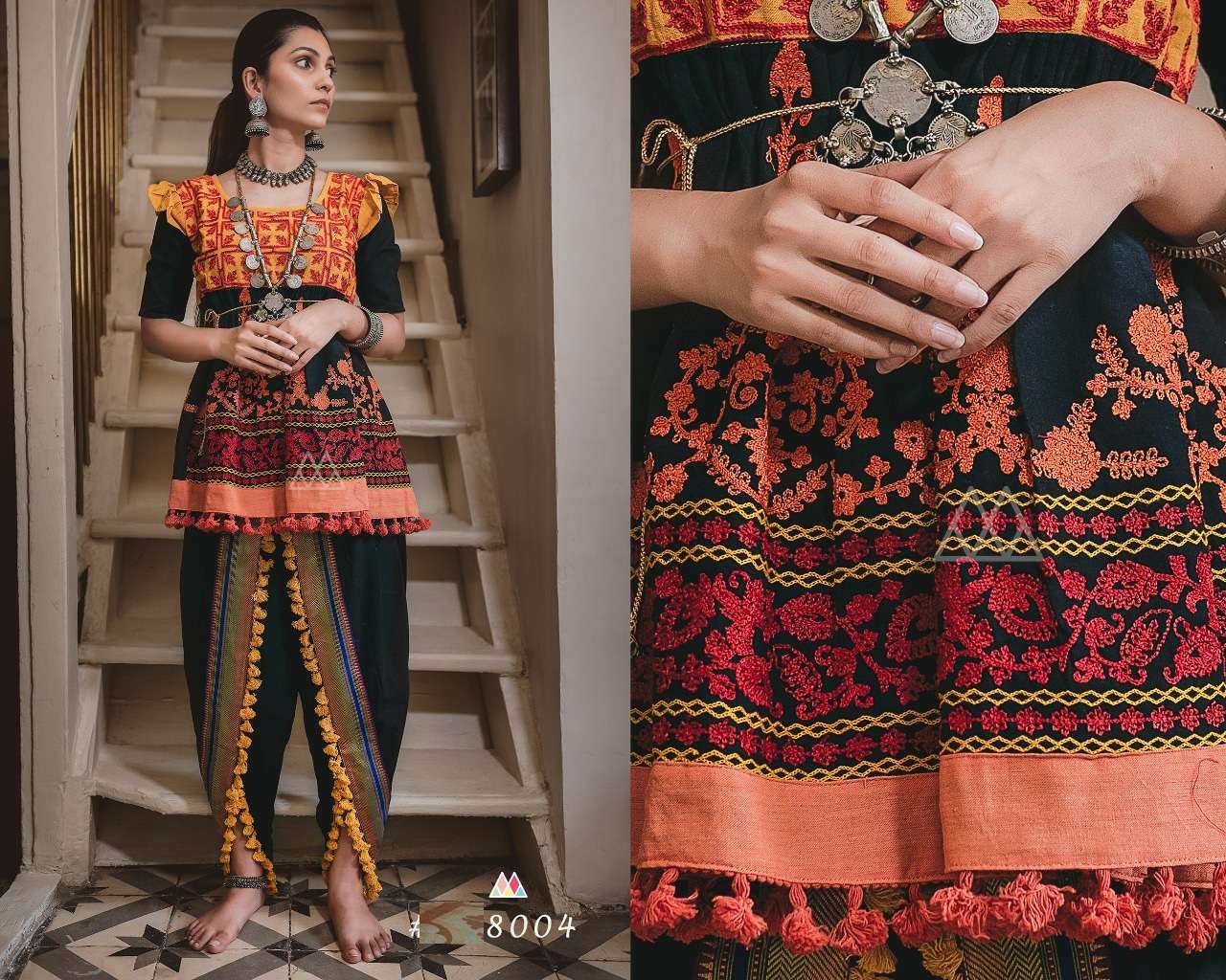 Navratri Indian New Traditional Fancy Stylish Party Wear baby Girls Kurti  Set | eBay