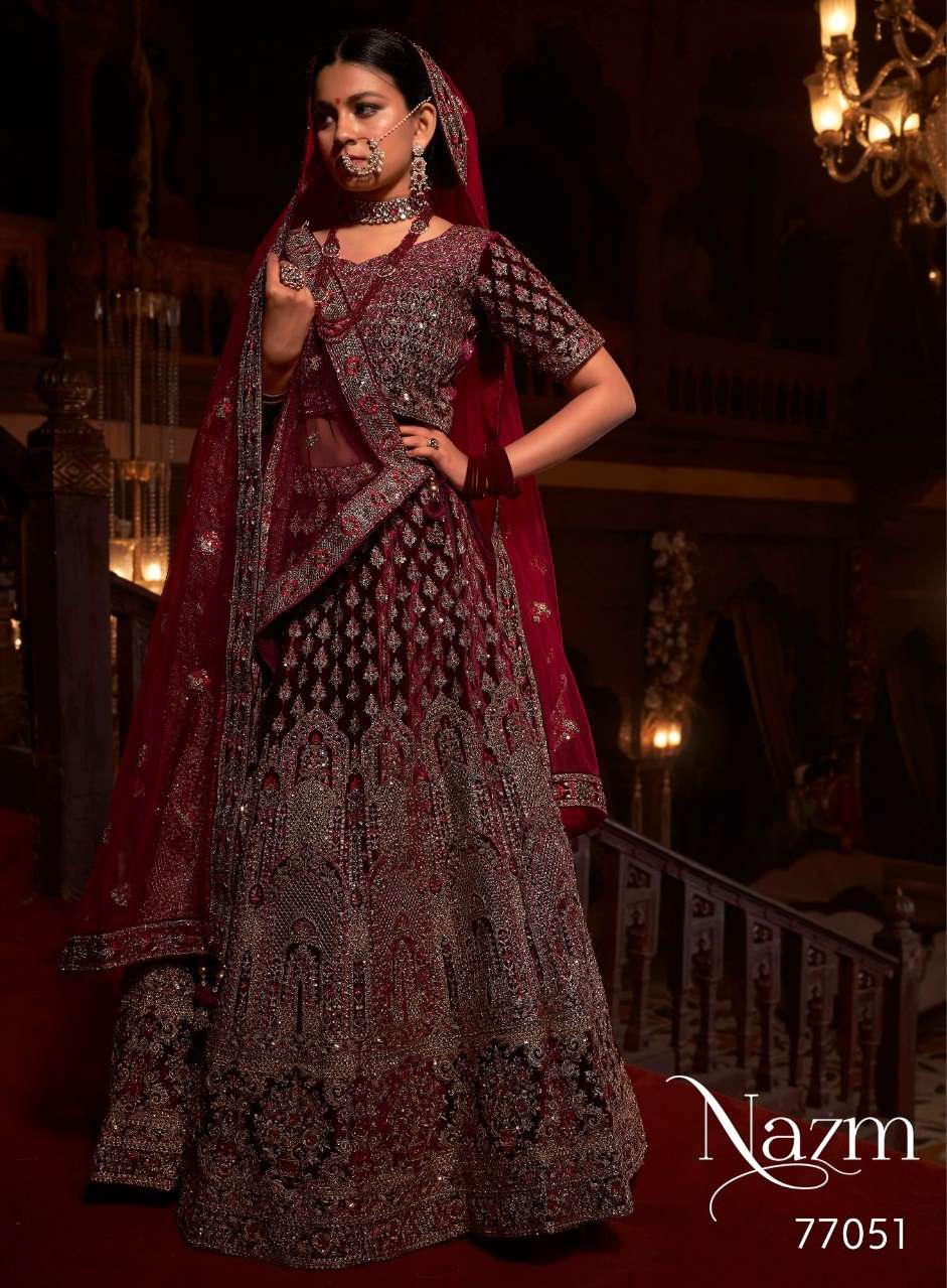 Add Beauty to the Bride with Designer Bridal Lehenga Sarees – Moksha  Fashions