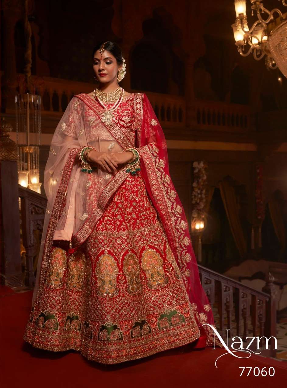 heavy premium designer red bridal wedding velvet l 2022 01 28 15 53 26