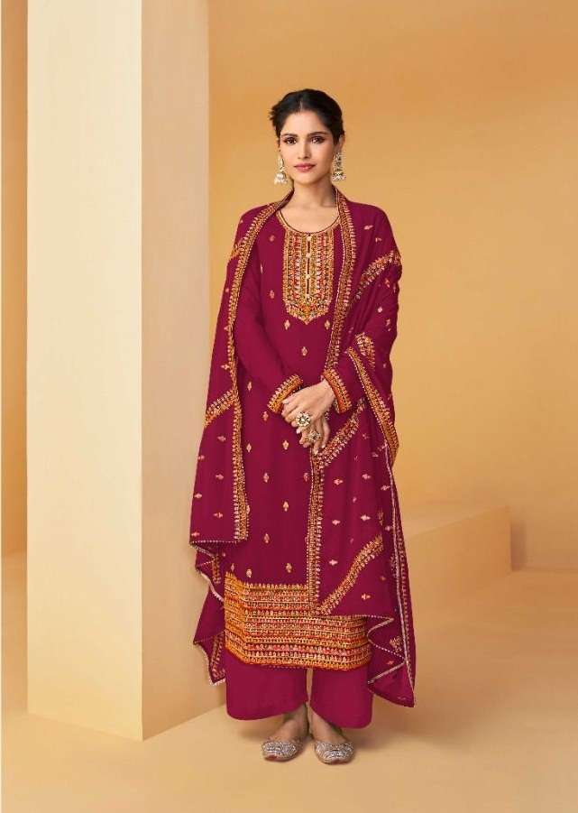 REAL GEORGETTE PARTY WEAR RANI SALWAR SUIT COLLECTION PALAK 7020 B