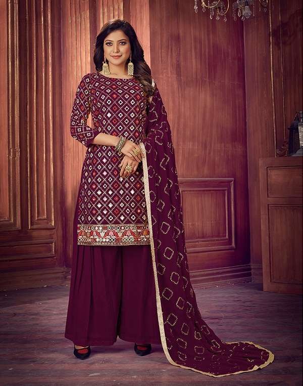 BEST QUALITY DESIGNER FANCY WEDDING PARTY WEAR SHARARA SALWAR SUIT AT WHOLESALE RATE EIRA 1140