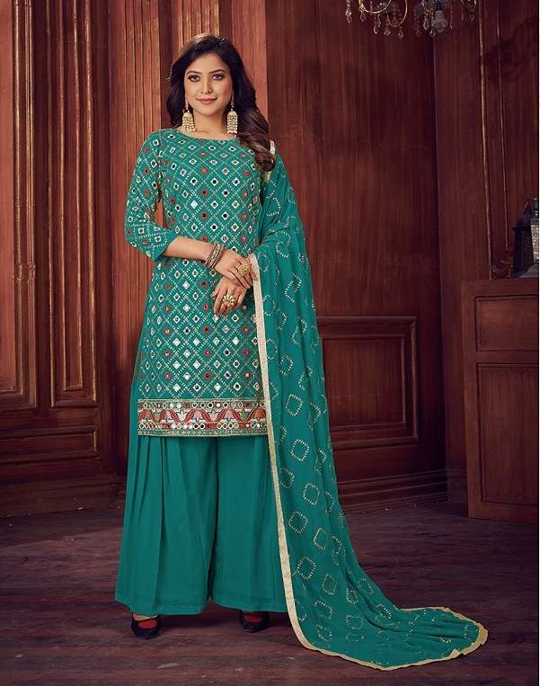 BEST QUALITY DESIGNER FANCY WEDDING PARTY WEAR SHARARA SALWAR SUIT AT WHOLESALE RATE EIRA 1141