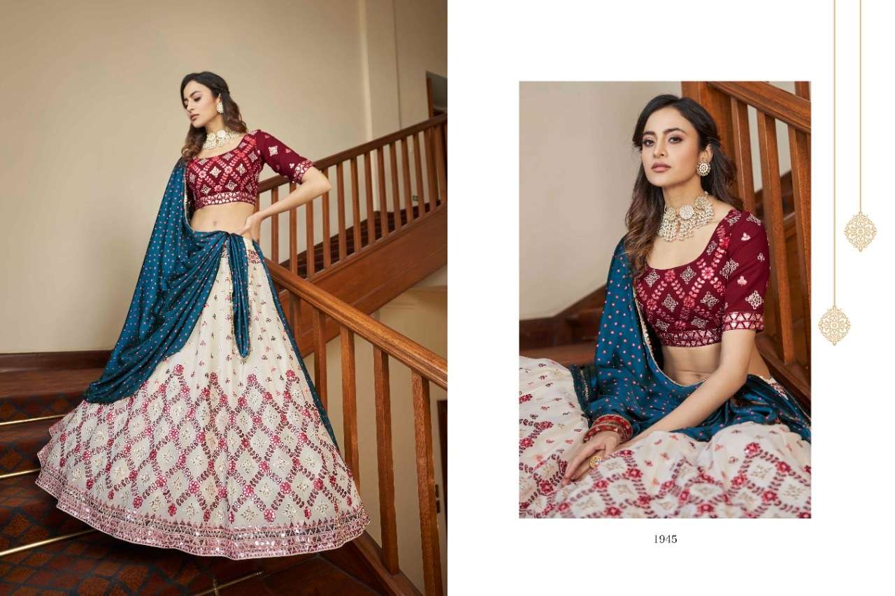 DESIGNER GEORGETTE WEDDING PARTY WEAR LEHENGA CHOLI FOR WOMEN 194