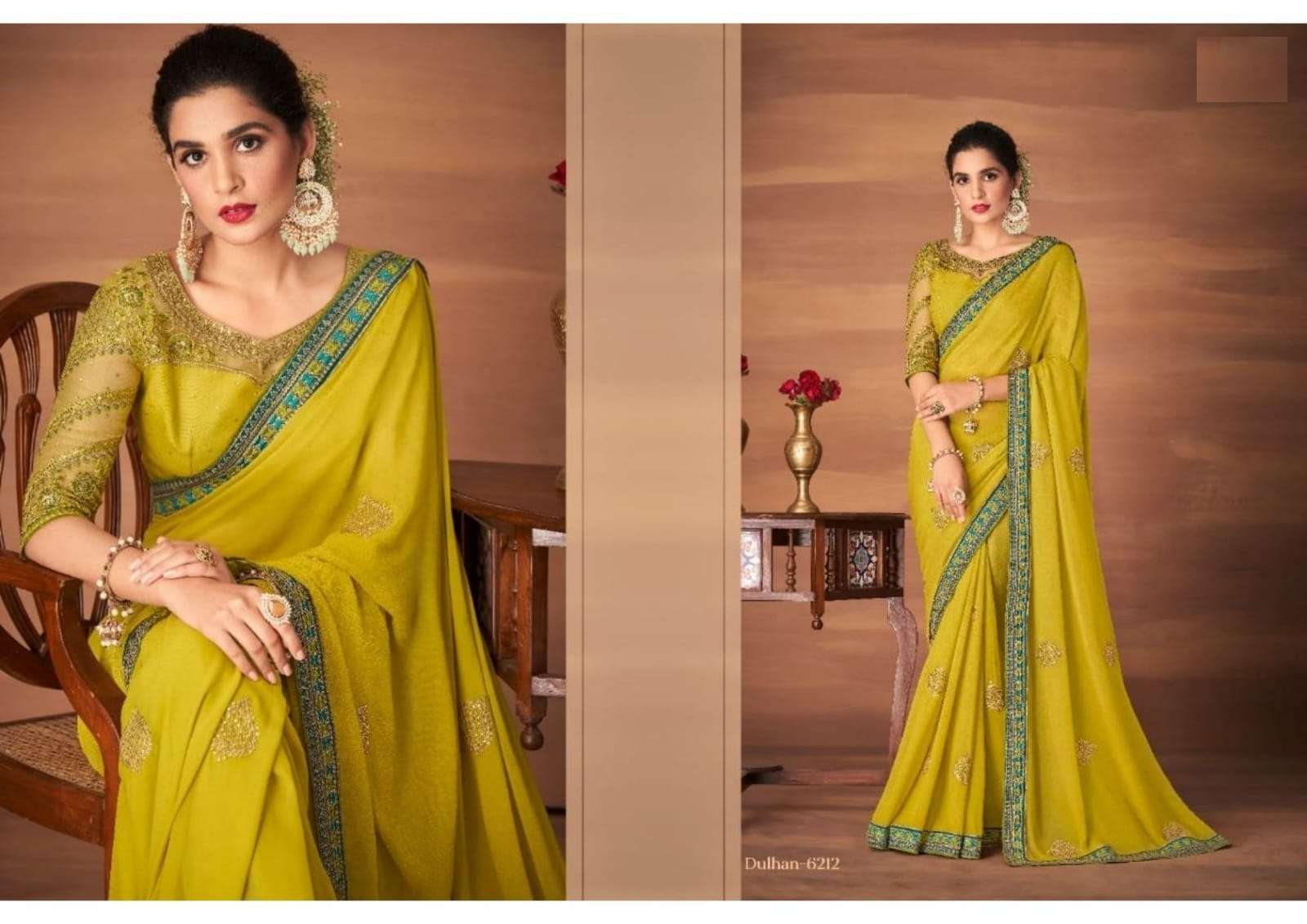 Dulhan By Tfh Designer Partywear Saree Collection TFH Wholesale Sarees  Catalog