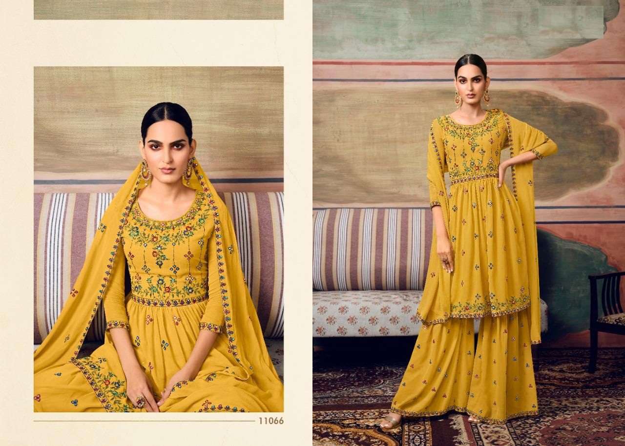 FANCY HOT SELLING PARTY WEAR PURE GEORGETTE SALWAR SUIT FOR WOMEN MAISHA ZAREEN 11066