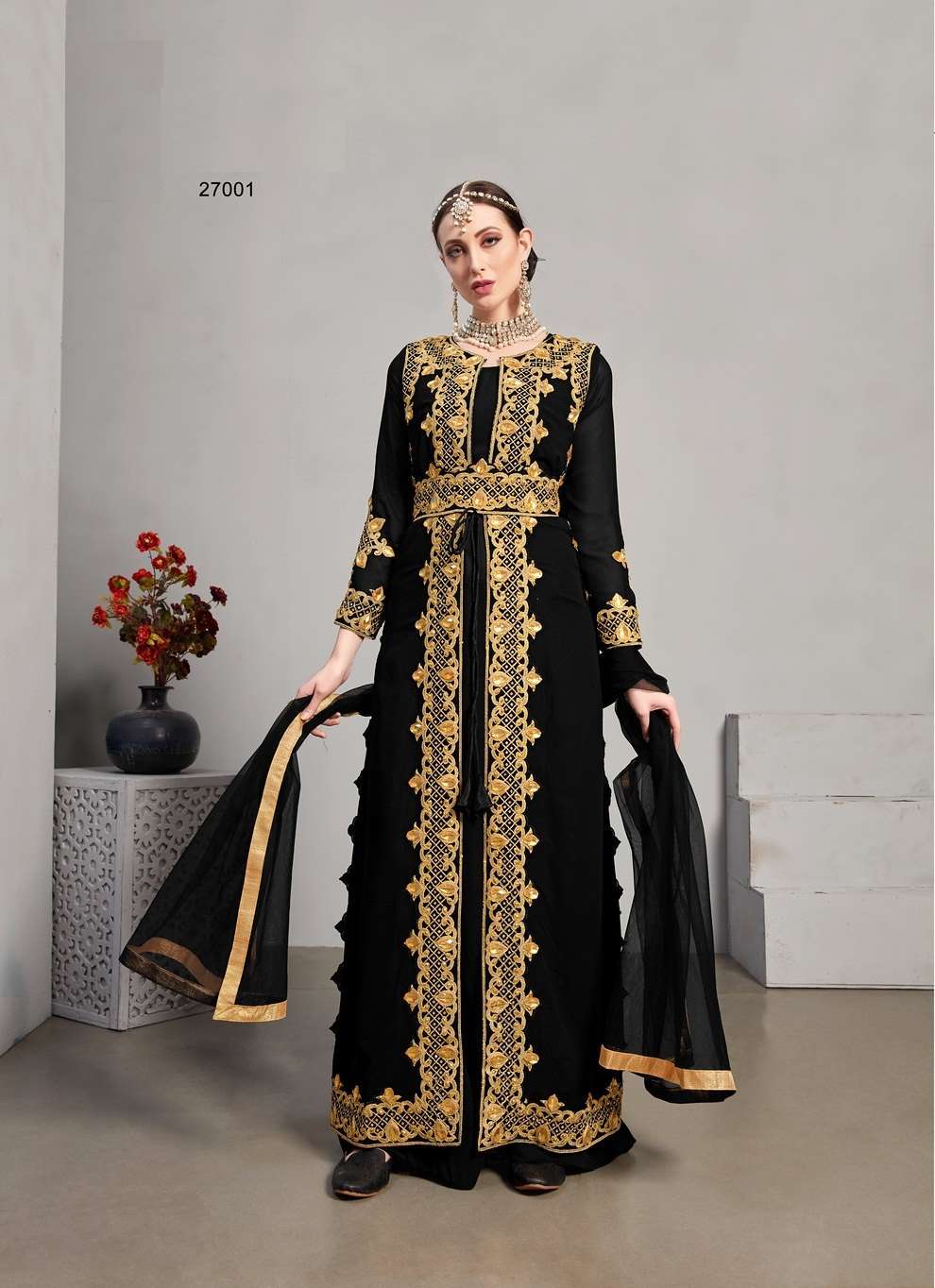 NEW ARRIVAL FOR EID RAMZAN FANCY WEDDING PARTY WEAR GEORGETTE SALWAR SUIT SENHORA NOORJA 27001