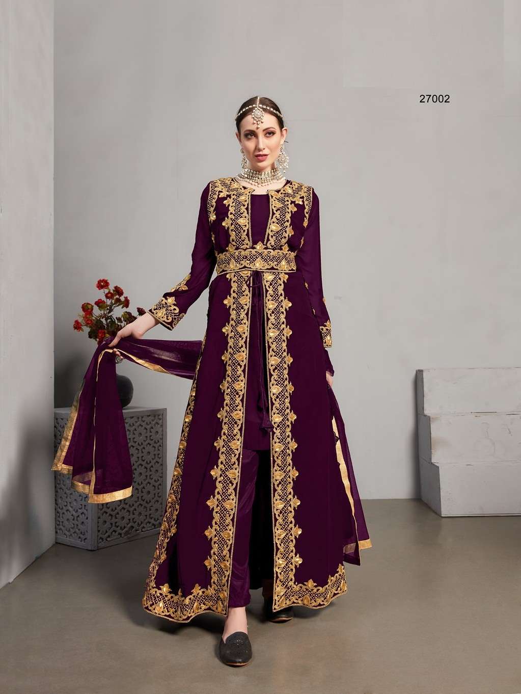 NEW ARRIVAL FOR EID RAMZAN FANCY WEDDING PARTY WEAR GEORGETTE SALWAR SUIT SENHORA NOORJA 27002