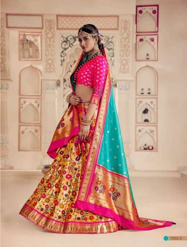 HOT SELLING BEST DESIGNER PARTY WEAR LEHENGA CHOLI IN NET WITH SEQUENCE WORK KBSM 1001E