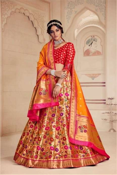 HOT SELLING BEST DESIGNER PARTY WEAR LEHENGA CHOLI IN NET WITH SEQUENCE WORK KBSM 1001H