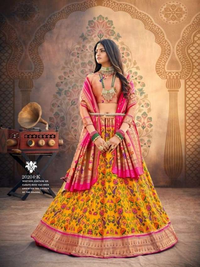 HOT SELLING BEST DESIGNER PARTY WEAR LEHENGA CHOLI IN NET WITH SEQUENCE WORK KBSM 20204K