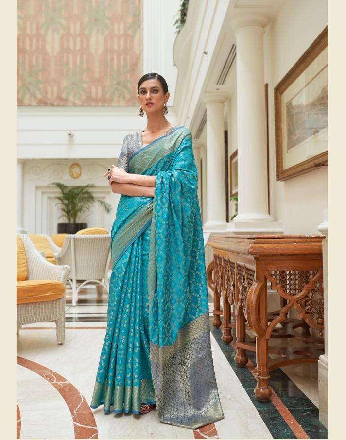 HOT SELLING DESIGNER BANARASI SILK SAREE EXCLUSIVE COLLECTION FOR WEDDING PARTY WEAR RJTX SM 250003