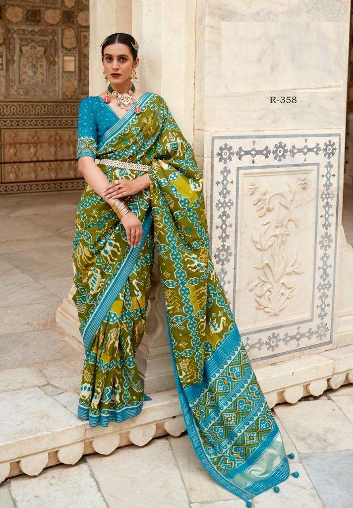 HOT SELLING DESIGNER BANARASI SILK SAREE EXCLUSIVE COLLECTION FOR WEDDING PARTY WEAR REVASM 358