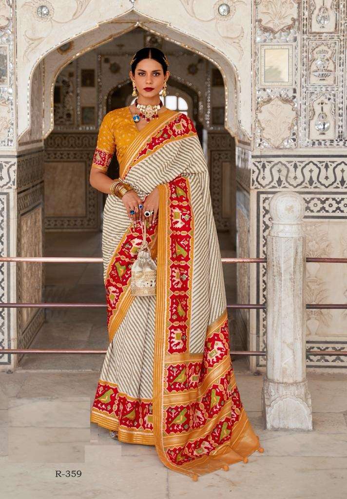 HOT SELLING DESIGNER BANARASI SILK SAREE EXCLUSIVE COLLECTION FOR WEDDING PARTY WEAR REVASM 359