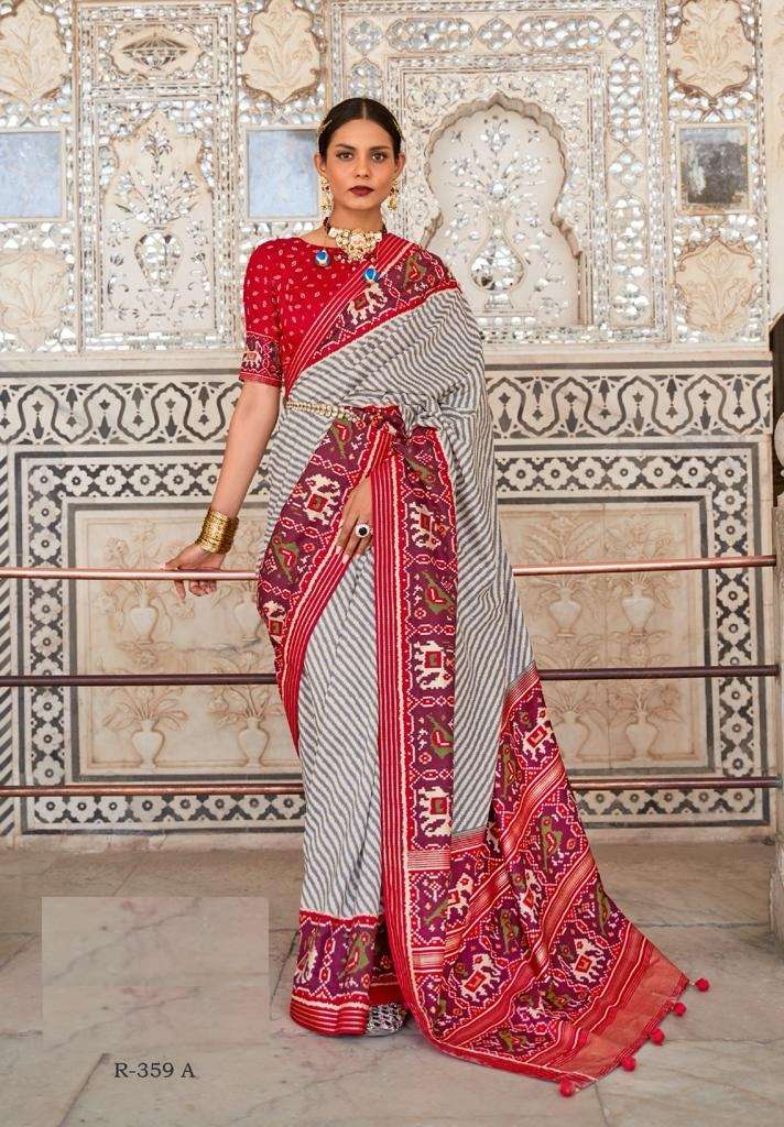 HOT SELLING DESIGNER BANARASI SILK SAREE EXCLUSIVE COLLECTION FOR WEDDING PARTY WEAR REVASM 359A