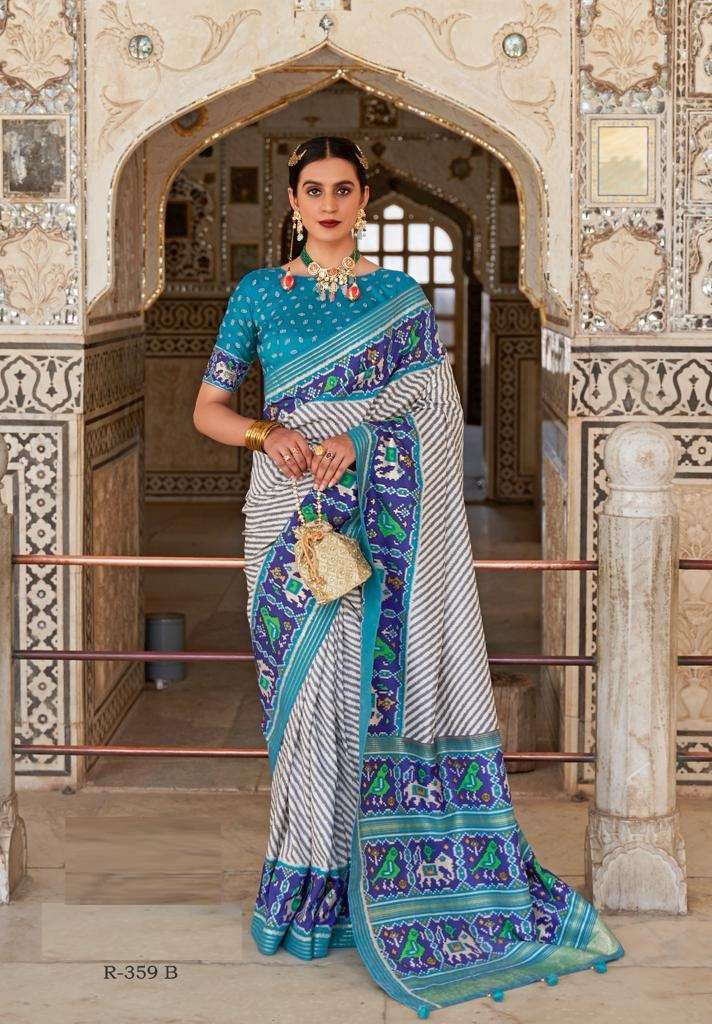 HOT SELLING DESIGNER BANARASI SILK SAREE EXCLUSIVE COLLECTION FOR WEDDING PARTY WEAR REVASM 359B