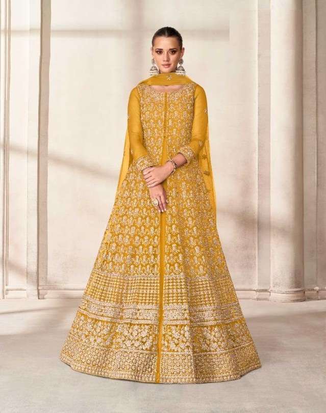 HOT SELLING FANCY LONG ANARKALI GOWN SALWAR SUIT FOR WEDDING PARTY WEAR AF PRISHA 9199