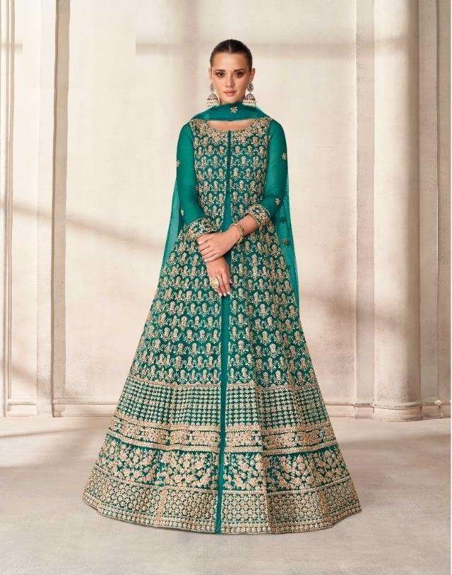 HOT SELLING FANCY LONG ANARKALI GOWN SALWAR SUIT FOR WEDDING PARTY WEAR AF PRISHA 9200