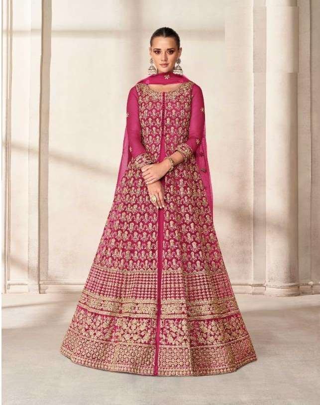 HOT SELLING FANCY LONG ANARKALI GOWN SALWAR SUIT FOR WEDDING PARTY WEAR AF PRISHA 9201