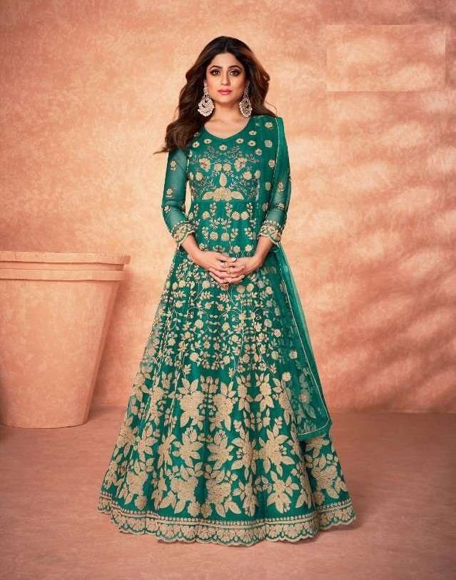 HOT SELLING FANCY LONG ANARKALI GOWN SALWAR SUIT FOR WEDDING PARTY WEAR AF MOHINI 8184