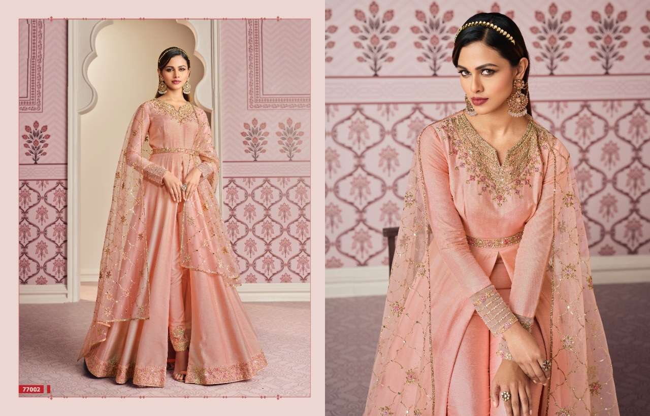 NEW ARRIVAL LATEST DESIGNER ANARKALI SILK SALWAR SUIT FOR WOMEN LTNKR 77002