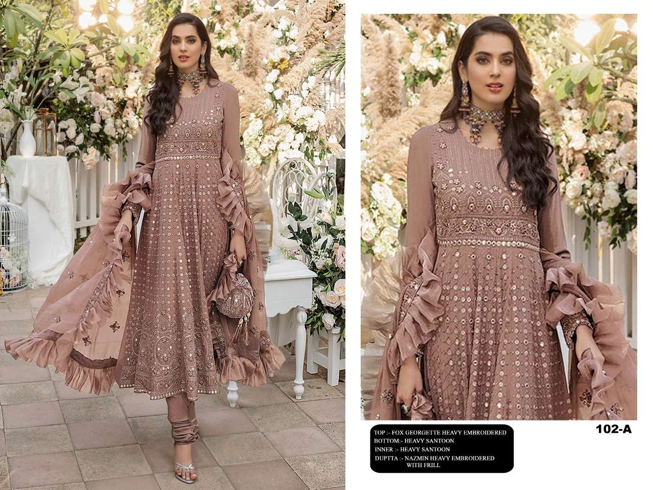 NEW ARRIVAL LATEST DESIGNER STRAIGHT PAKISTANI SALWAR SUIT FOR WOMEN RCT102A