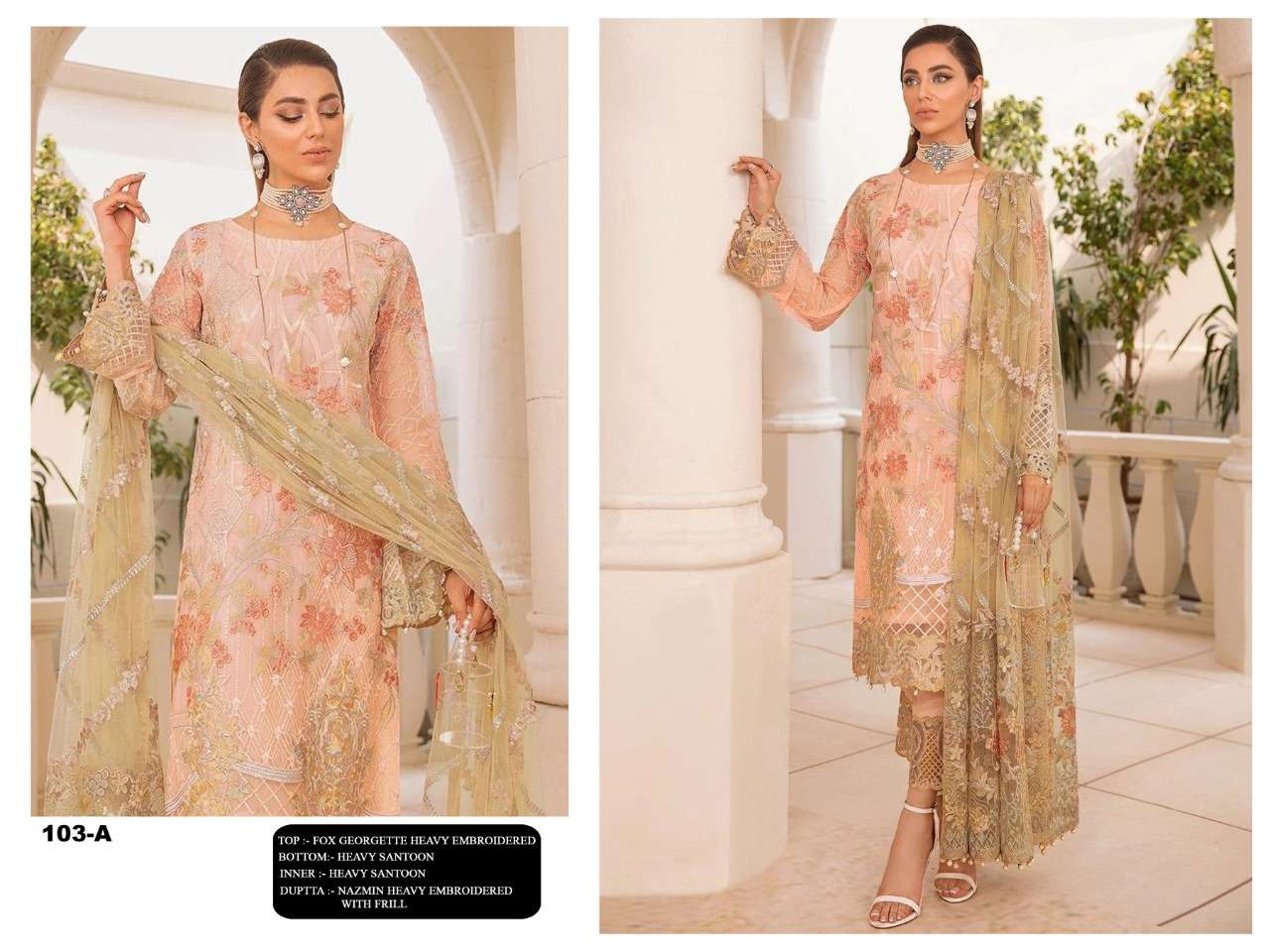 NEW ARRIVAL LATEST DESIGNER STRAIGHT PAKISTANI SALWAR SUIT FOR WOMEN RCT 103A