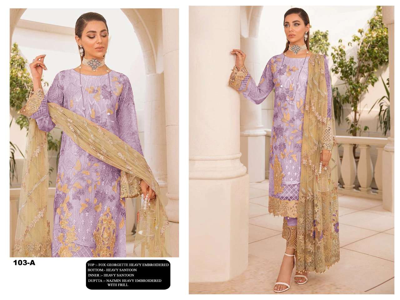 NEW ARRIVAL LATEST DESIGNER STRAIGHT PAKISTANI SALWAR SUIT FOR WOMEN RCT 103D