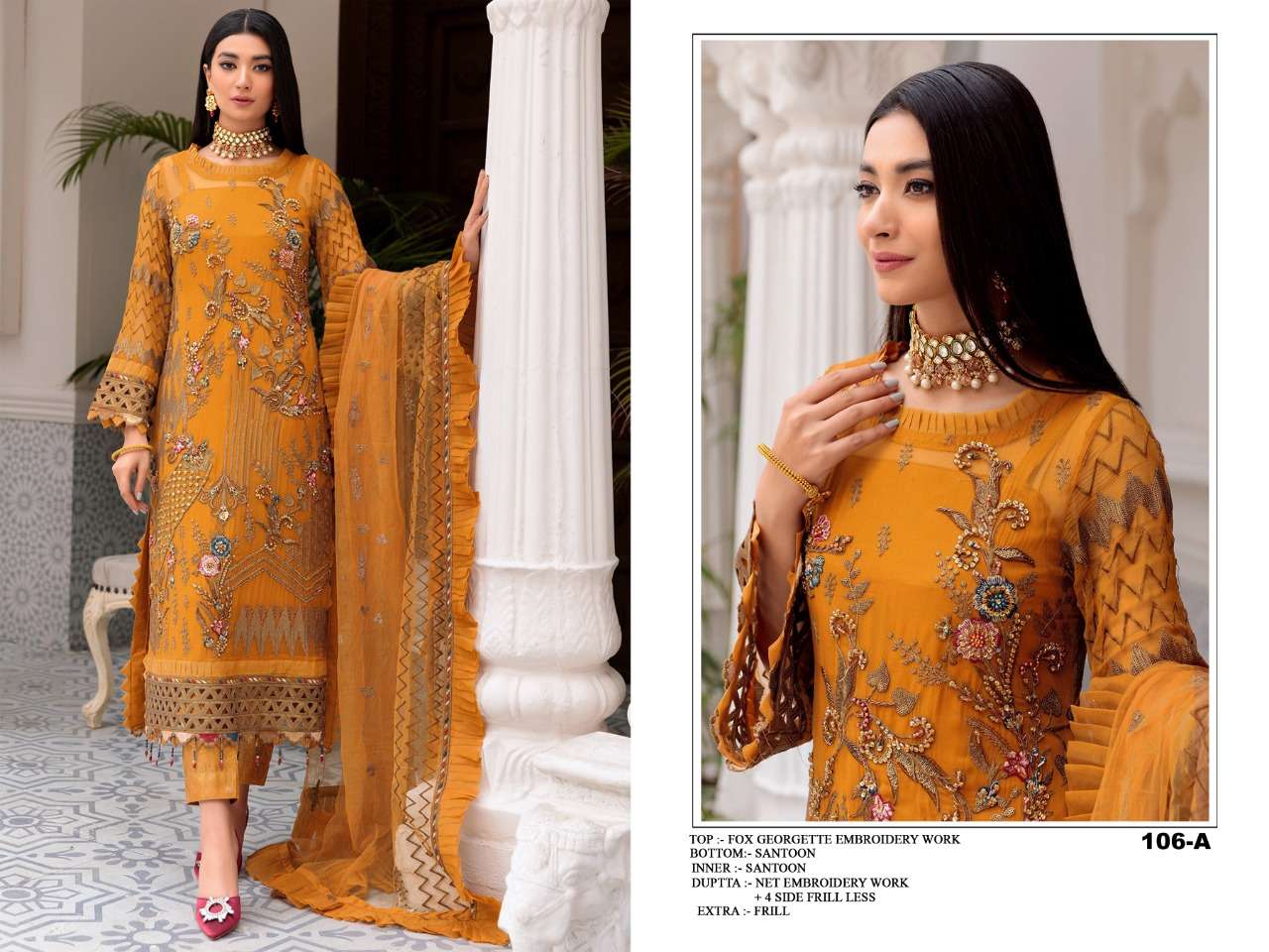 NEW ARRIVAL LATEST DESIGNER STRAIGHT PAKISTANI SALWAR SUIT FOR WOMEN RCT 104A