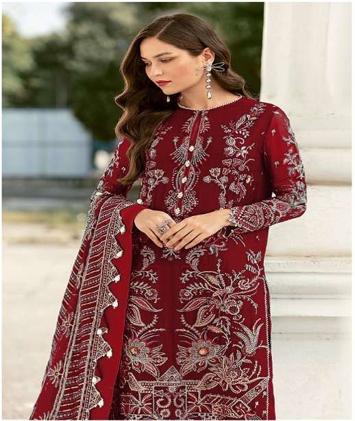 NEW ARRIVAL LATEST DESIGNER STRAIGHT PAKISTANI SALWAR SUIT FOR WOMEN RCT 108F