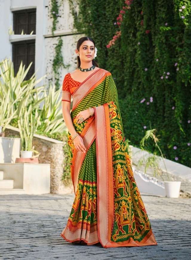 HOT SELLING DESIGNER BANARASI SILK SAREE EXCLUSIVE COLLECTION FOR WEDDING PARTY WEAR RV SM 353B