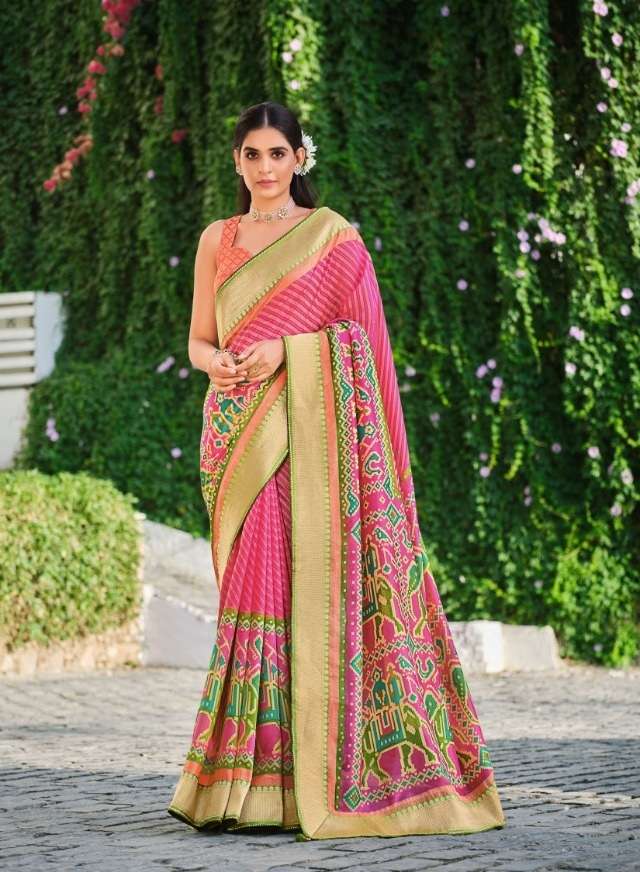 HOT SELLING DESIGNER BANARASI SILK SAREE EXCLUSIVE COLLECTION FOR WEDDING PARTY WEAR RV SM 353D