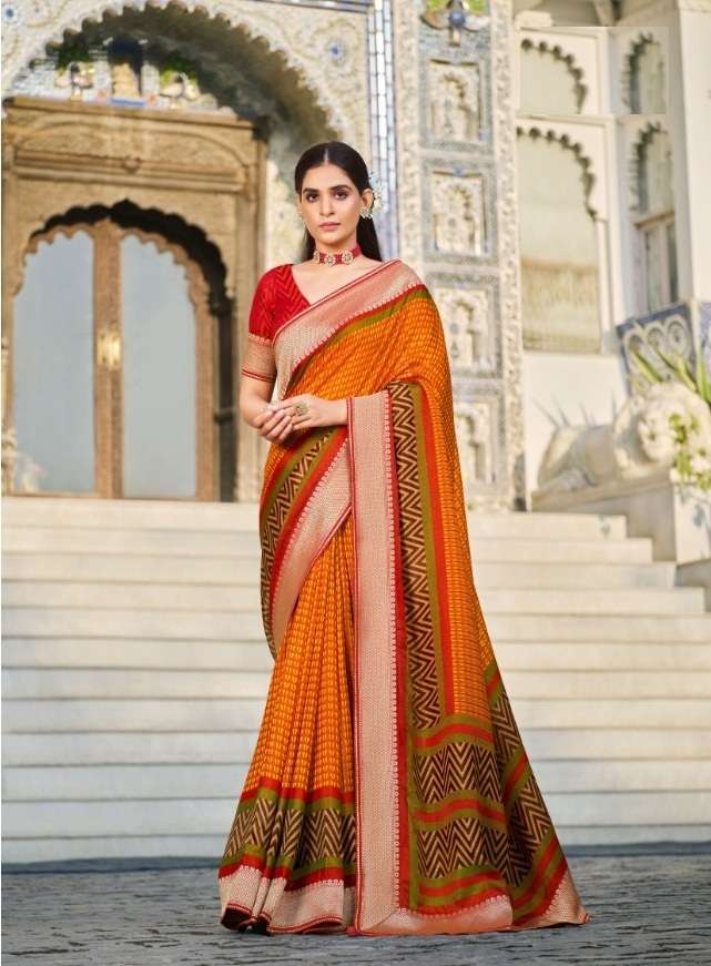 HOT SELLING DESIGNER BANARASI SILK SAREE EXCLUSIVE COLLECTION FOR WEDDING PARTY WEAR RV SM 354A